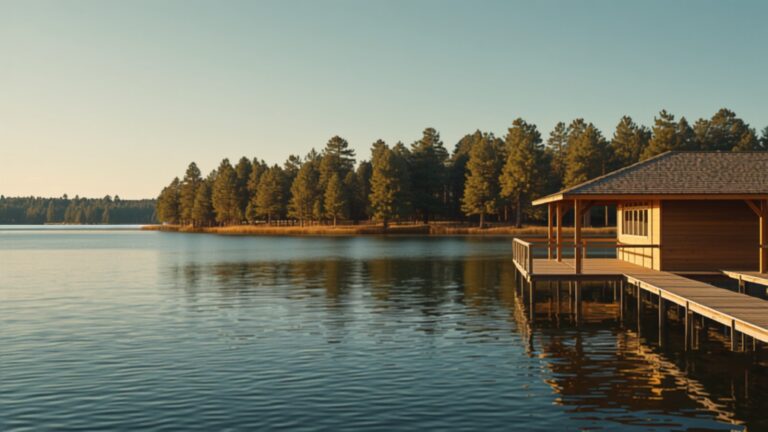 Lakefront boathouse — Lake Conroe waterfront living